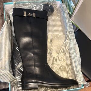 Kate Spade Black Leather Boots
